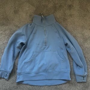 Lululemon scuba oversized Blue Half-Zip